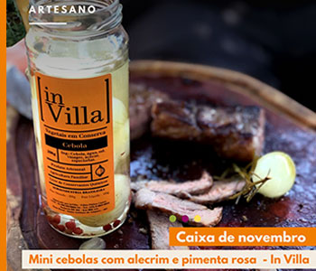 CONSERVA DE CEBOLAS COM ALECRIM E PIMENTA 