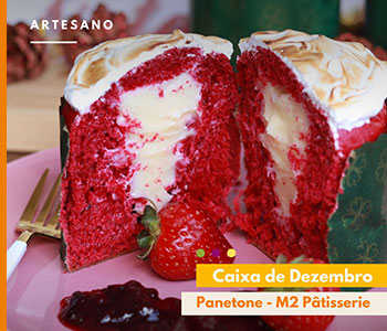 PANETONE RED VELVET - M2 PÂTISSERIE