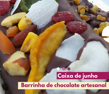 BARRINHA DE CHOCOLATE ARTESANAL